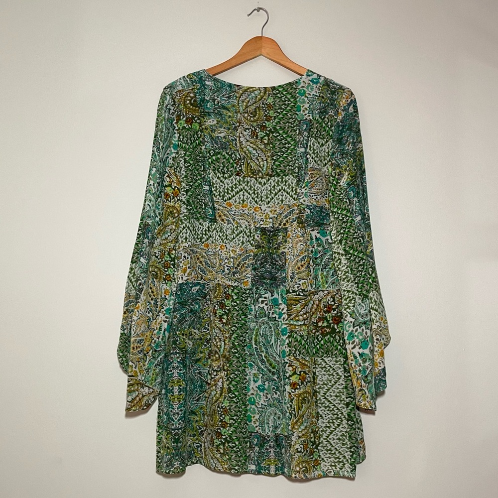 Anthropologie Amelie Silk Kimono Dress - Picture 7 of 8